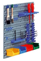 Werkstatt u. Kleinteilemagazin METALL blau 60 Schubladen incl. 20